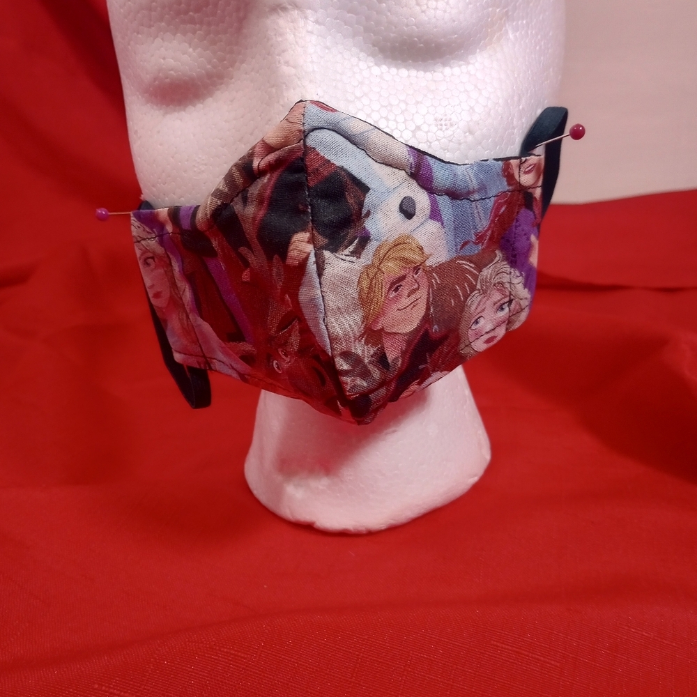SKU 904KM Frozen Pattern Double Layer Child XS Mask
